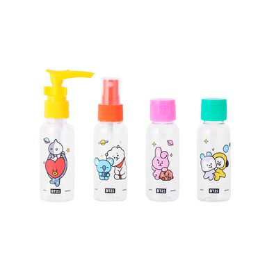 Kit de botellas pulverizadores para viaje de 4 piezas BT21 collection -  BT21