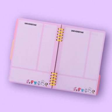 Cuaderno de hojas sueltas b5 a 50 hojas serie bt21 -  BT21