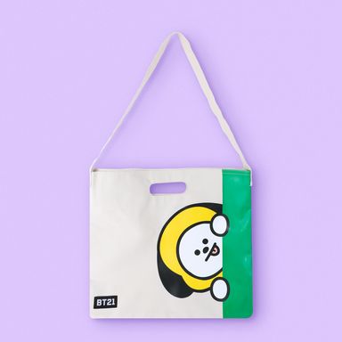 Bolso de compras colección BT21 franja de color chimmy -  BT21