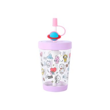 Tomatodo de plástico portátil BT21 collection 535 ml púrpura -  BT21