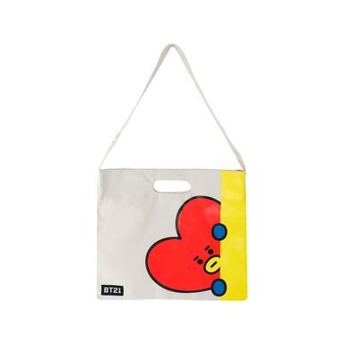 Bolso de compras colección BT21 franja de color tata -  BT21