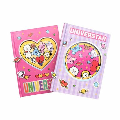 Libretas y cuadernos tapas duras ahuesado b6 80 hojas 2 modelos surtidos -  BT21