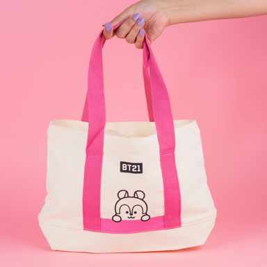 Bolso de compras colección BT21 manta con cintas de color mang -  BT21