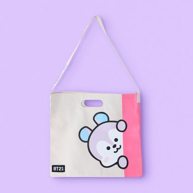 Bolso de compras colección BT21 franja de color mang -  BT21