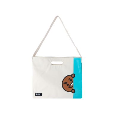 Bolso de compras colección BT21 franja de color shooky -  BT21