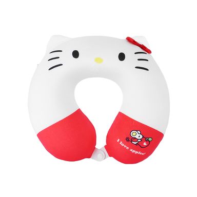 Parapluie Compact Hello Kitty Rouge & Noir - Sanrio, Voyage, Très Bon état