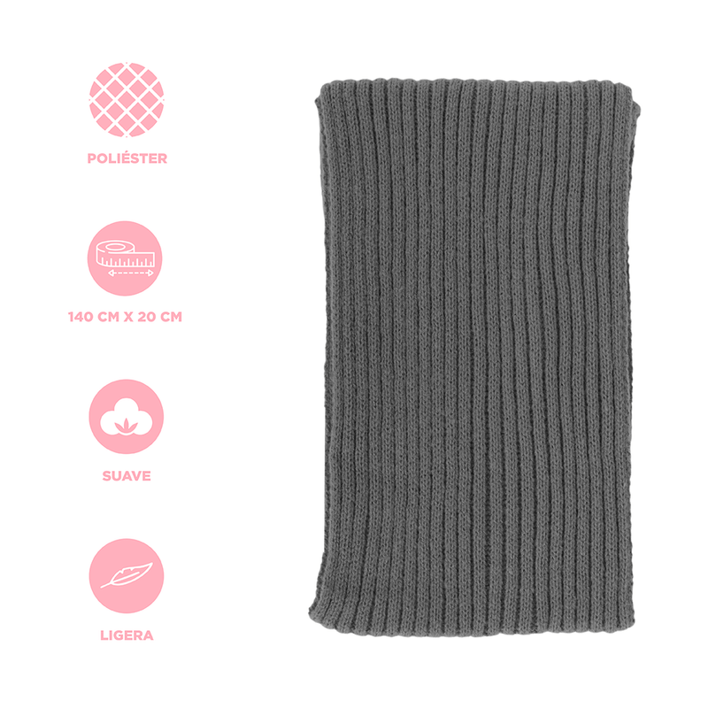 Bufanda-para-mujer-miniso-tejido-basico-gris-Miniso-3-20637