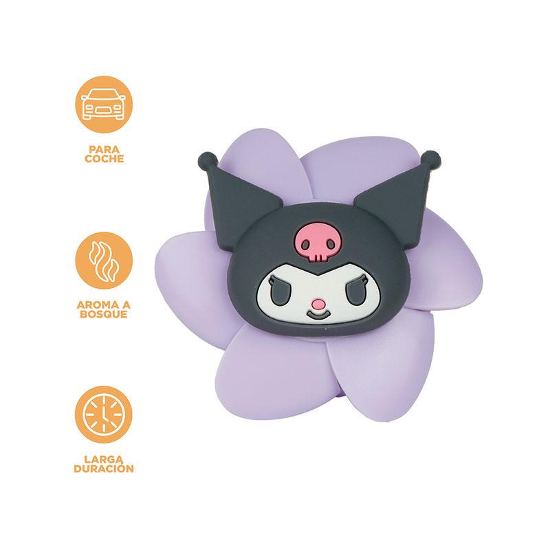 Aromatizante-para-autos-molino-de-viento-kuromi-bosque-sanrio-Sanrio-3-20648