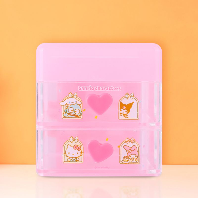 Organizador-de-pl-stico-storage-collection-sanrio-con-tapa-abatible-para-escritorio-rosa-Sanrio-2-20732