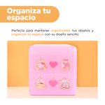 Organizador-de-pl-stico-sanrio-storage-collection-con-tapa-abatible-y-cajones-para-escritorio-rosa-Sanrio-5-20733