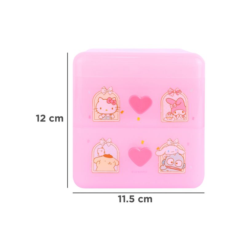 Organizador-de-pl-stico-sanrio-storage-collection-con-tapa-abatible-y-cajones-para-escritorio-rosa-Sanrio-7-20733