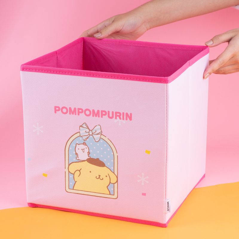 Caja-de-almacenamiento-de-tela-de-la-colecci-n-personajes-de-sanrio-pompompurin-rosa-Sanrio-2-20745