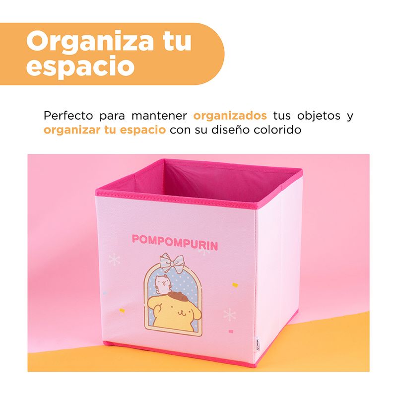 Caja-de-almacenamiento-de-tela-de-la-colecci-n-personajes-de-sanrio-pompompurin-rosa-Sanrio-5-20745