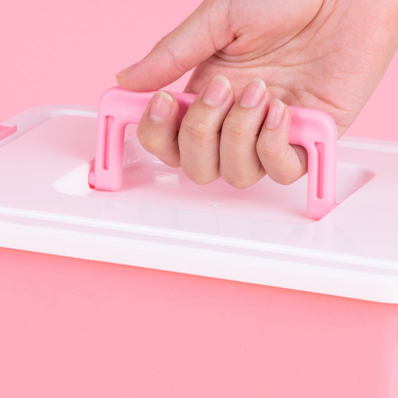 Organizador-de-pl-stico-con-asa-y-tapa-rosa-Miniso-3-20769