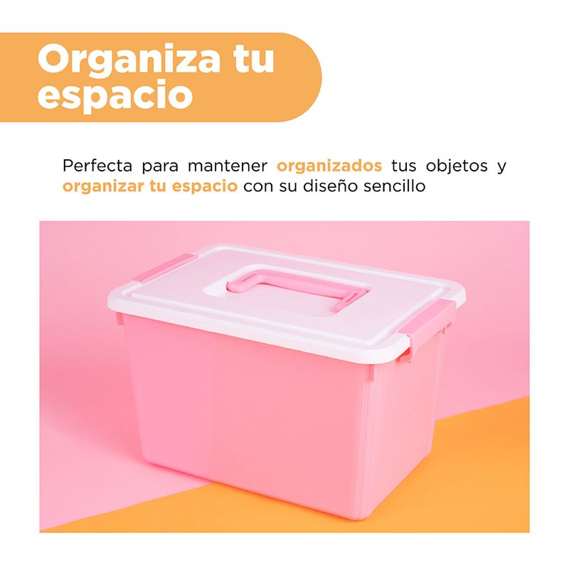 Organizador-de-pl-stico-con-asa-y-tapa-rosa-Miniso-5-20769