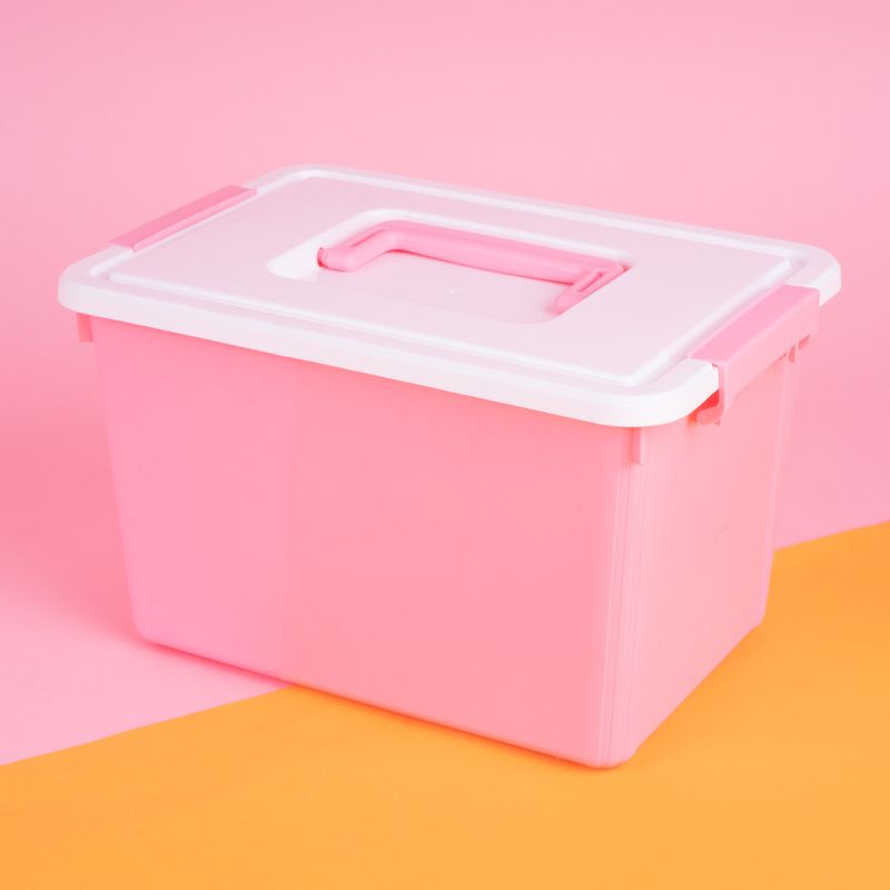 Organizador-de-pl-stico-con-asa-y-tapa-rosa-Miniso-7-20769