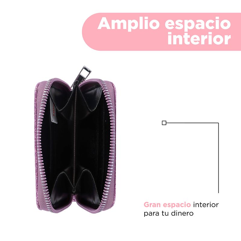 Cartera-sencilla-miniso-serie-moon-stars-glitter-morado-Miniso-5-20812