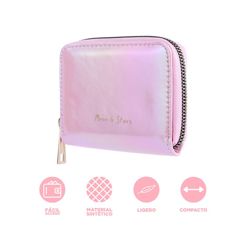 Cartera-para-mujer-miniso-serie-moon-stars-tornasol-rosa-Miniso-3-20816