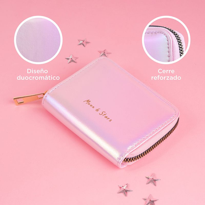 Cartera-para-mujer-miniso-serie-moon-stars-tornasol-rosa-Miniso-5-20816