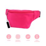 Bolso-estilo-cangurera-miniso-serie-moon-stars-nylon-rosa-Miniso-4-20819