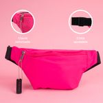 Bolso-estilo-cangurera-miniso-serie-moon-stars-nylon-rosa-Miniso-5-20819