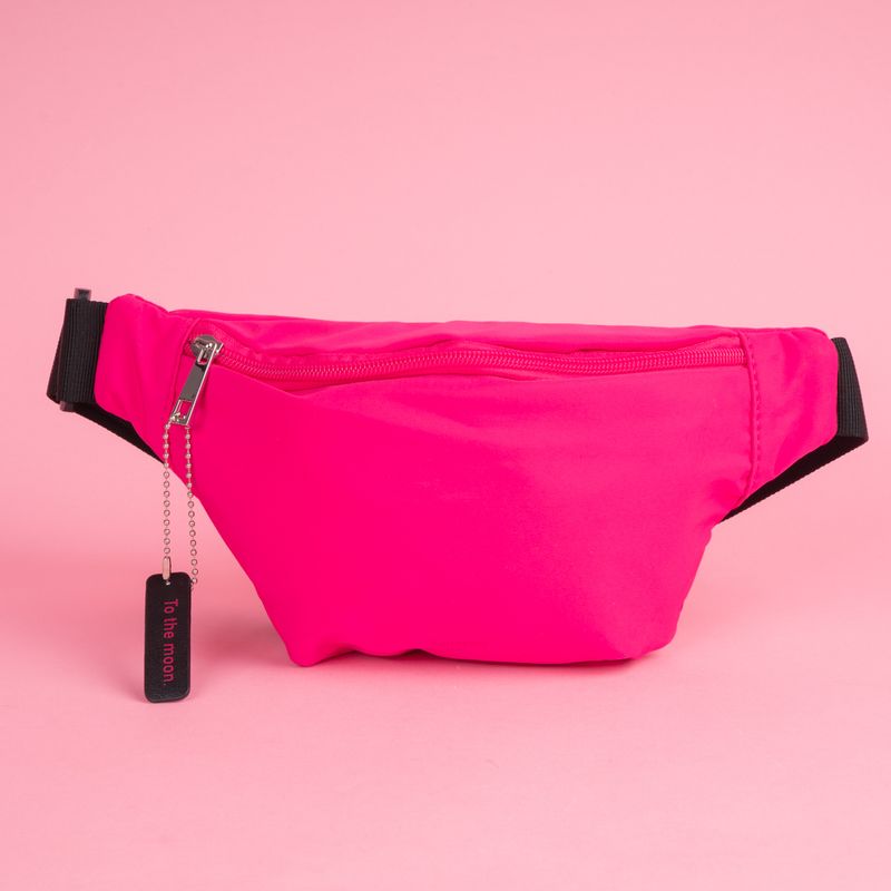 Bolso-estilo-cangurera-miniso-serie-moon-stars-nylon-rosa-Miniso-6-20819