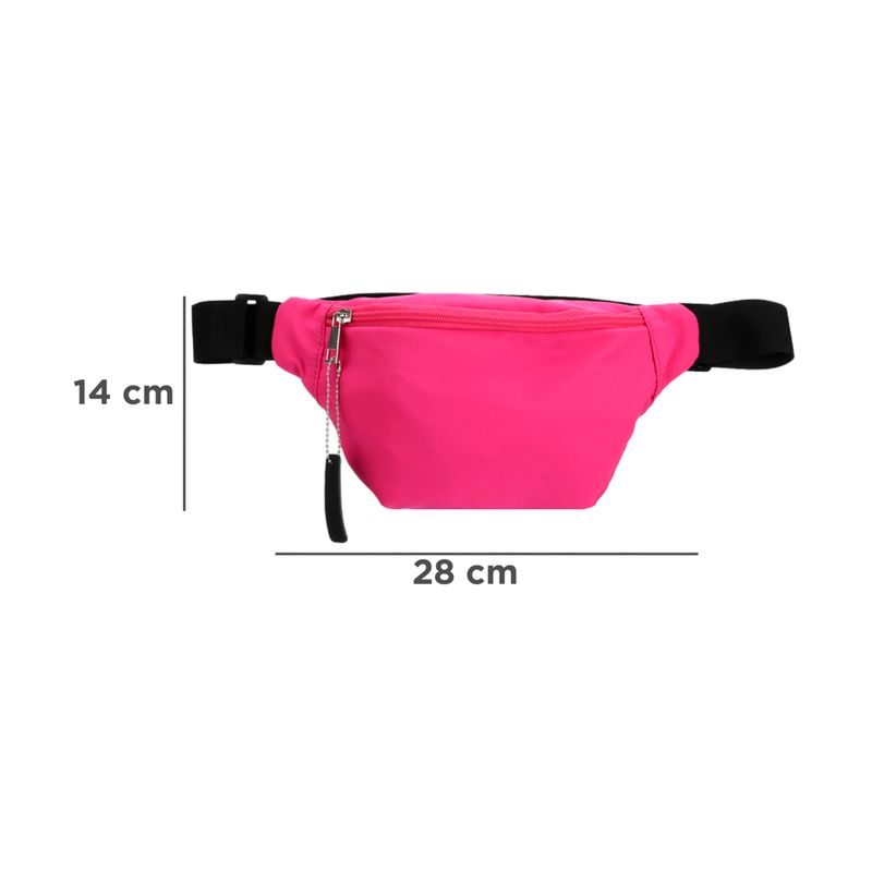 Bolso-estilo-cangurera-miniso-serie-moon-stars-nylon-rosa-Miniso-7-20819
