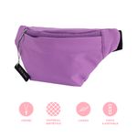 Bolso-estilo-cangurera-miniso-serie-moon-stars-nylon-morado-Miniso-4-20820