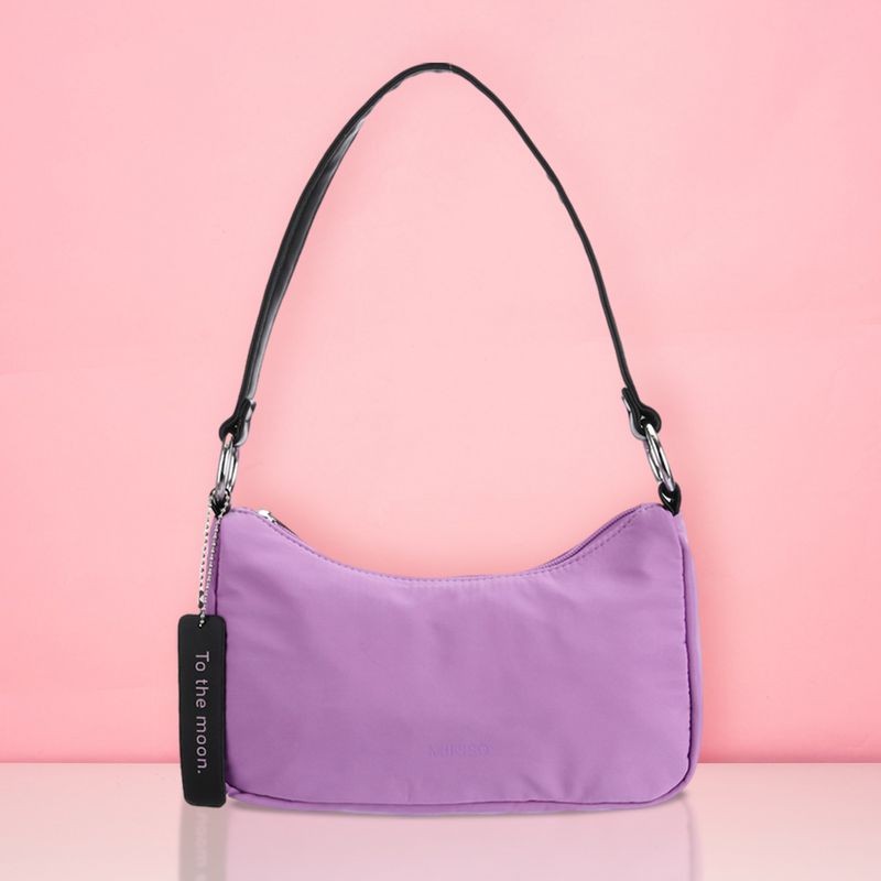 Bolso-hobo-miniso-serie-moon-stars-nylon-morado-Miniso-2-20821