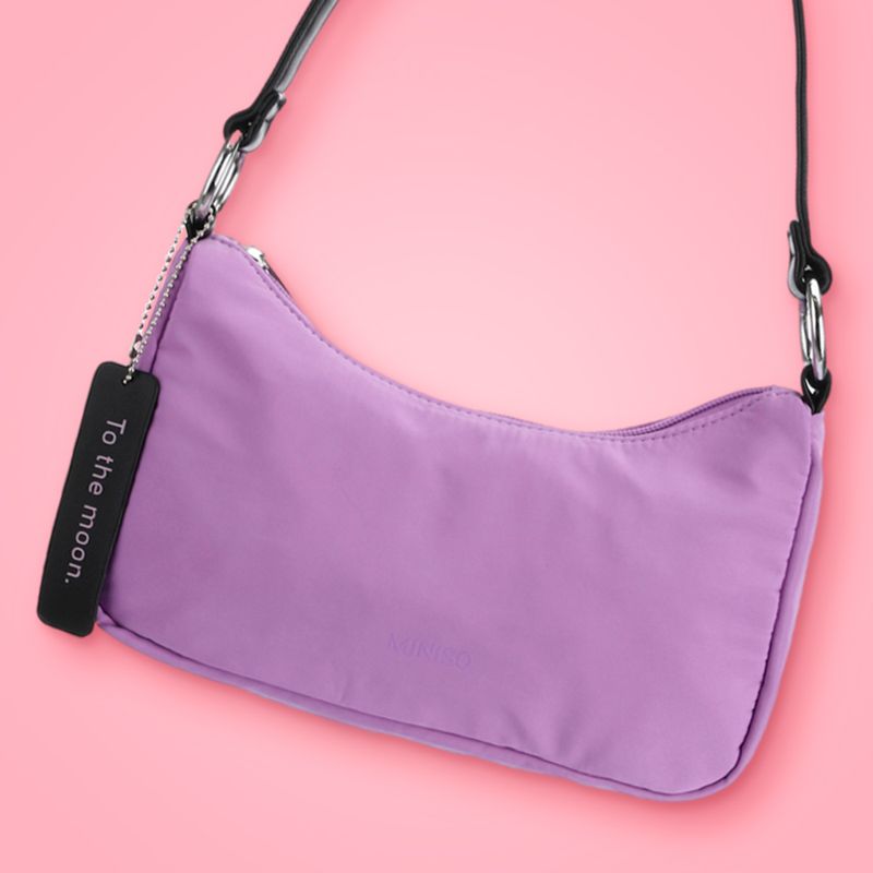 Bolso-hobo-miniso-serie-moon-stars-nylon-morado-Miniso-3-20821