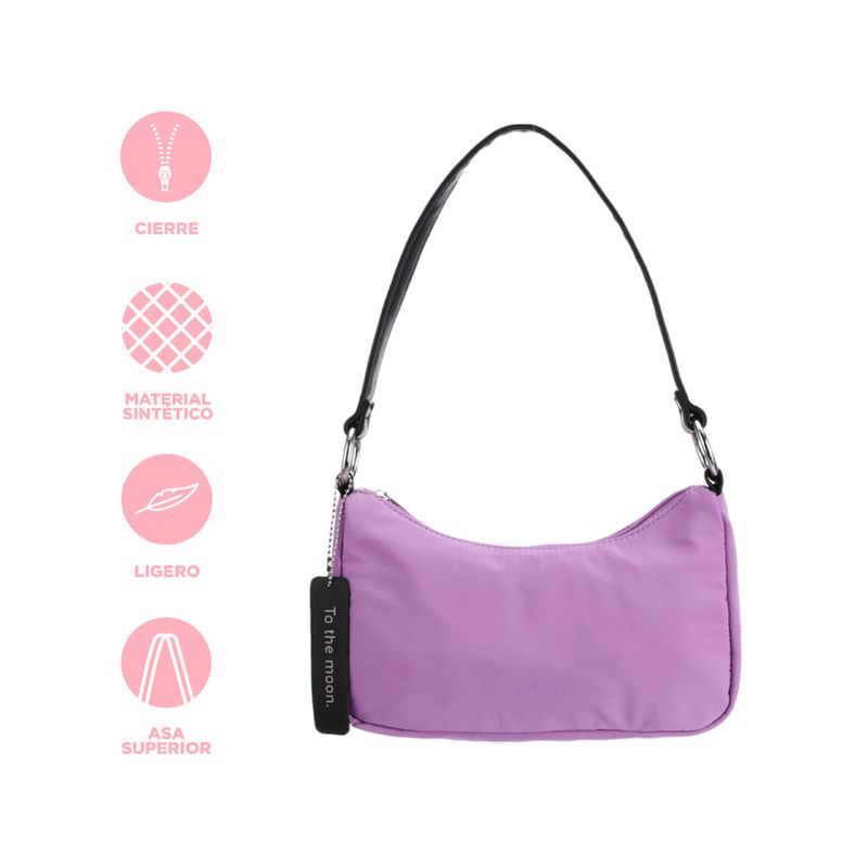 Bolso-hobo-miniso-serie-moon-stars-nylon-morado-Miniso-4-20821