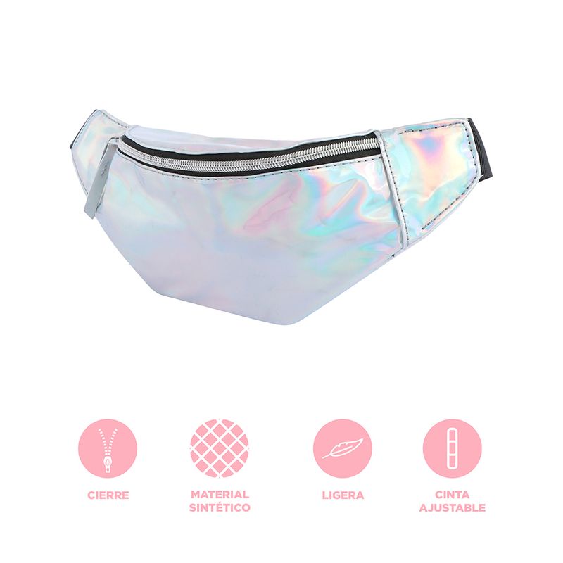 Bolso-estilo-cangurera-miniso-serie-moon-stars-tornasol-plata-Miniso-4-20847