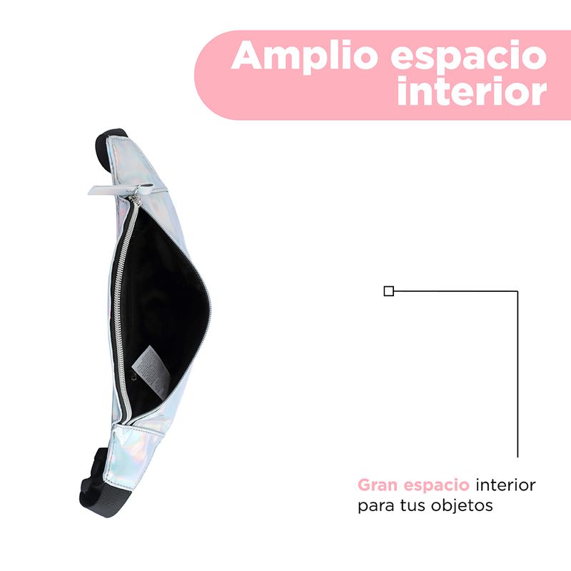 Bolso-estilo-cangurera-miniso-serie-moon-stars-tornasol-plata-Miniso-5-20847