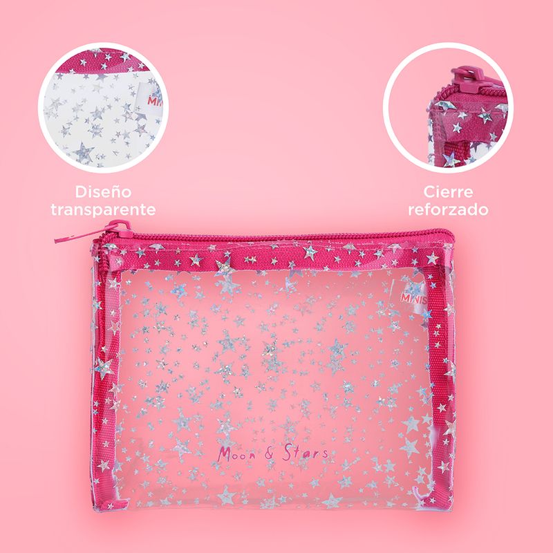 Monedero-miniso-serie-moon-stars-transparente-rosa-intenso-Miniso-5-20852