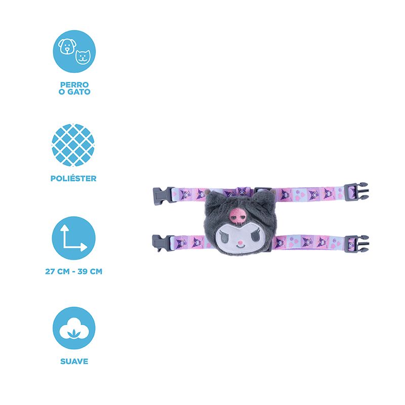 Juego-de-arn-s-y-correa-decorados-kuromi-mini-party-series-serie-sanrio-para-mascotas-Sanrio-3-20929