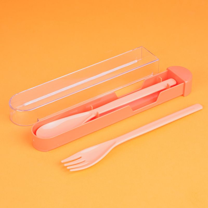 Juego-de-cubiertos-extra-bles-coloridos-naranja-con-estuche-Miniso-4-20970