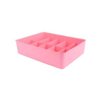 Organizador de plástico de ropa interior de 10 celdas rosa -  Miniso