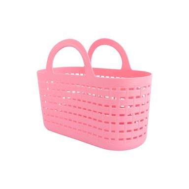 Organizador de plástico en forma de bolsa serie tejida rosa -  Miniso
