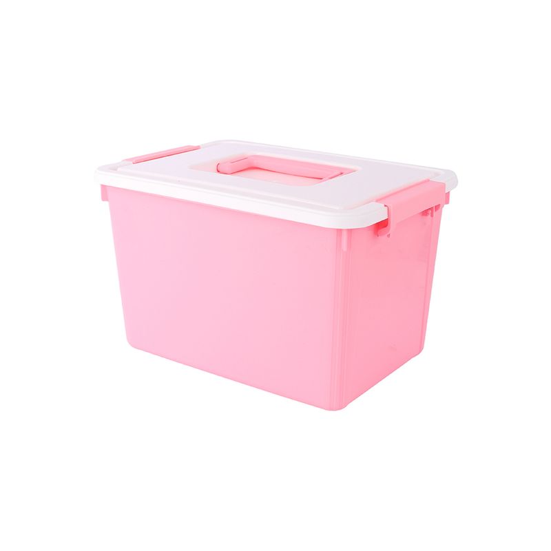 Organizador-de-pl-stico-con-asa-y-tapa-rosa-Miniso-1-20769