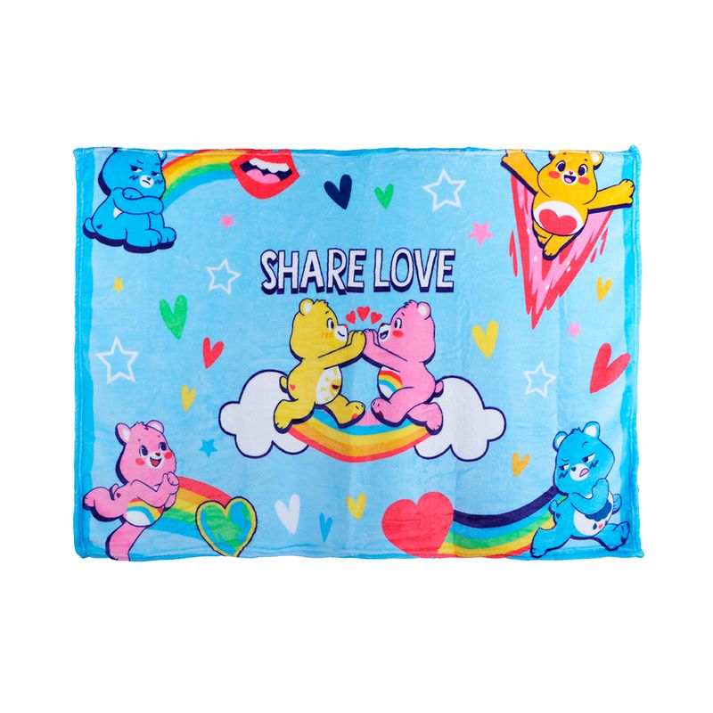 Manta-colecci-n-care-bears-share-love-azul-Care-Bears-1-20838