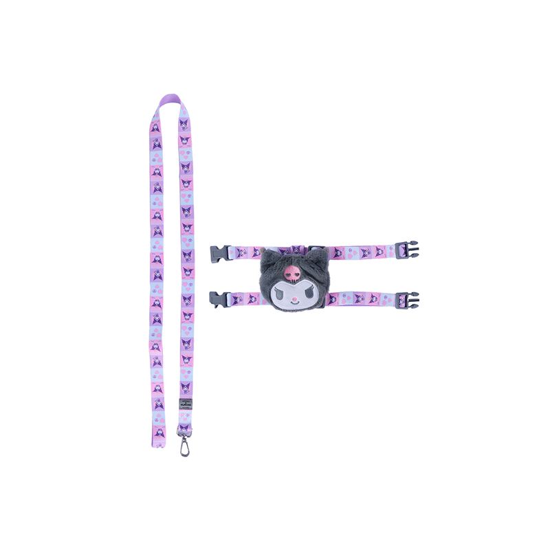 Juego-de-arn-s-y-correa-decorados-kuromi-mini-party-series-serie-sanrio-para-mascotas-Sanrio-1-20929