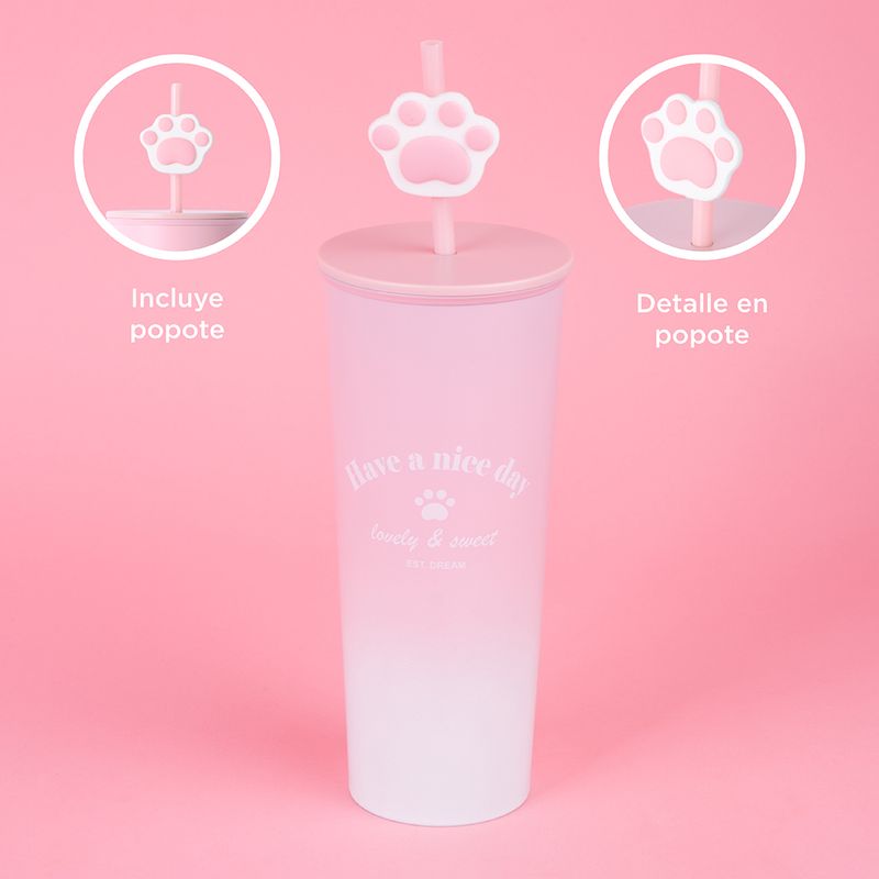 Vaso-de-acero-inoxidable-paw-paw-collection-con-sorbete-800-ml-rosa-Paw-Paw-6-20062
