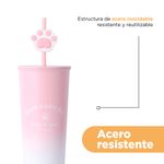 Vaso-de-acero-inoxidable-paw-paw-collection-con-sorbete-800-ml-rosa-Paw-Paw-7-20062