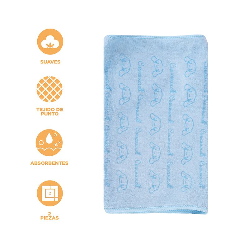 Set-de-toallas-infantiles-para-ba-o-microfibra-sanrio-cinnamoroll-azul-2-pzas-Sanrio-4-20792