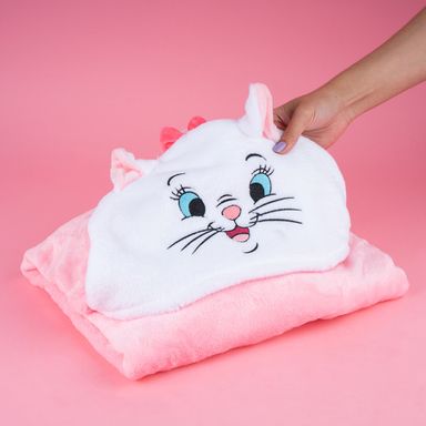 Manta con capucha disney cat collection marie rosa -  Disney Cat