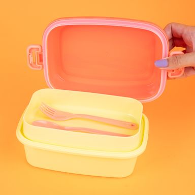 Taper de doble capa 980 ml amarillo -  Miniso