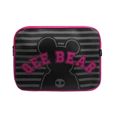 Funda para laptop miniso qee bear negro -  Qee Bear