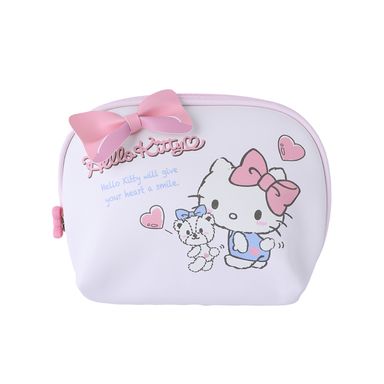 Cosmetiquera semi circular sanrio hello kitty moño rosa -  Sanrio