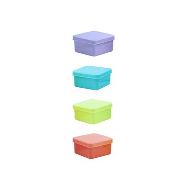 Contenedor para alimentos recipientes coloridos pequeños 160 ml 4 piezas -  Miniso