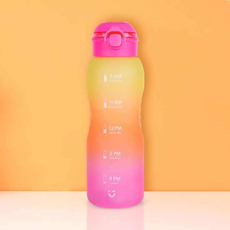 Tomatodo-de-pl-stico-de-la-serie-gradient-con-tapa-abatible-de-un-toque-1500-ml-amarillo-y-rosa-Miniso-2-18697